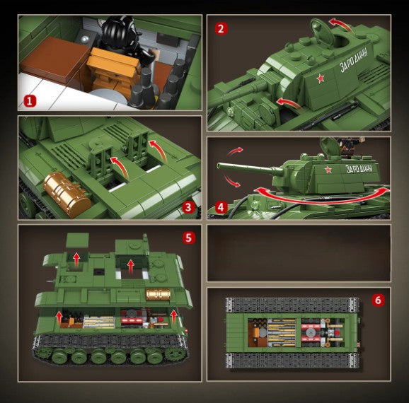 KV-I Heavy Tank Model 1941 I 1192 pcs