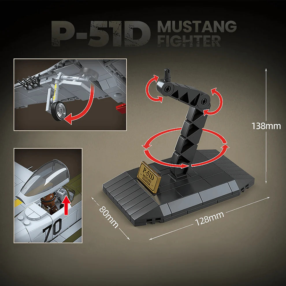 P-51 Mustang | 580 PCS