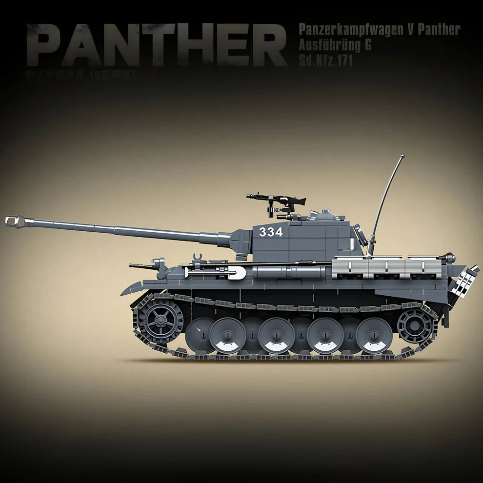 Panther Tank (Grey) | 1180 PCS
