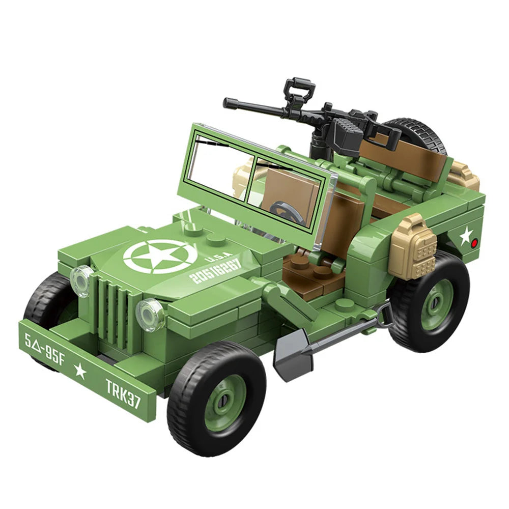 WW 2 Armored Vehicle I Building Blocks Bricks