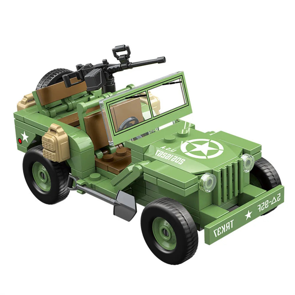 WW 2 Armored Vehicle I Building Blocks Bricks